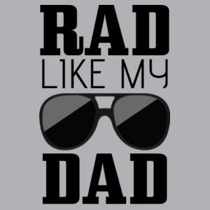 Rad like my Dad - Kids Outline Tee Design