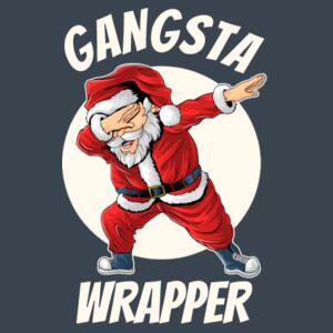 Gangsta Wrapper - Womens Maple Tee Design