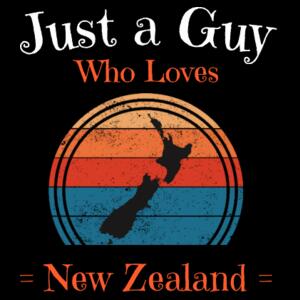 Just A Girl/Guy Who Loves New Zealand - Mens Staple T shirt Design
