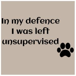 In my defence Pet Tag - Pet Tag Bone Design