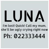 Call my mum! Pet Tag - Pet Tag Design