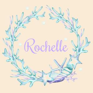 Sea Wreath - Medium Calico Santa Sack Design