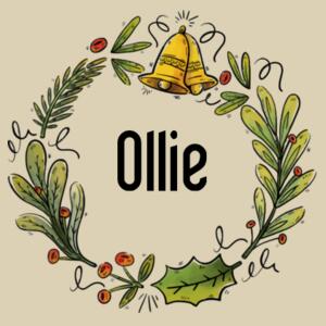 Folk Christmas Wreath - Christmas Eve Bag Design