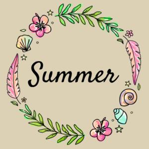 Summer Wreath - Christmas Eve Bag Design