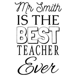 Best Teacher Ever - Personalised - Mug Design