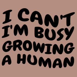 Busy Growing a Human - AS Colour Women's Relax Crew Design