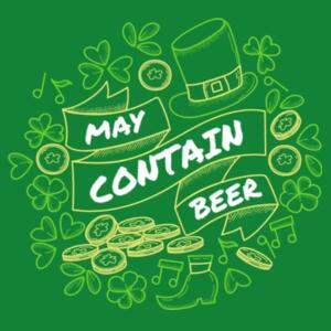 May Contain Beer - St Patricks Day - Thread Project Unisex Epic Tee Design