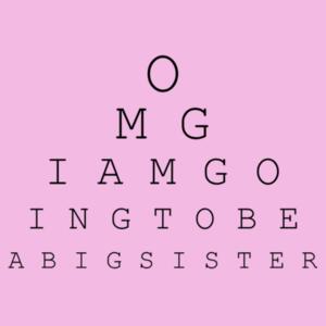 OMG I AM GOING TO BE A BIG SISTER - Thread Project Kids Epic Tee Design