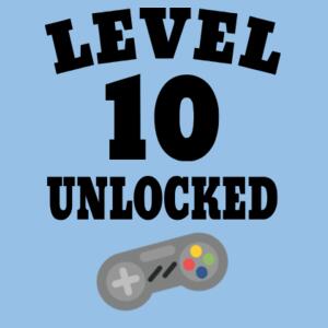 Level 10 Unlocked - AS Colour Youth Staple Tee Design