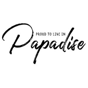 Proud to live in Papadise - AS Colour Organic Infant Mini-Me One-Piece Design