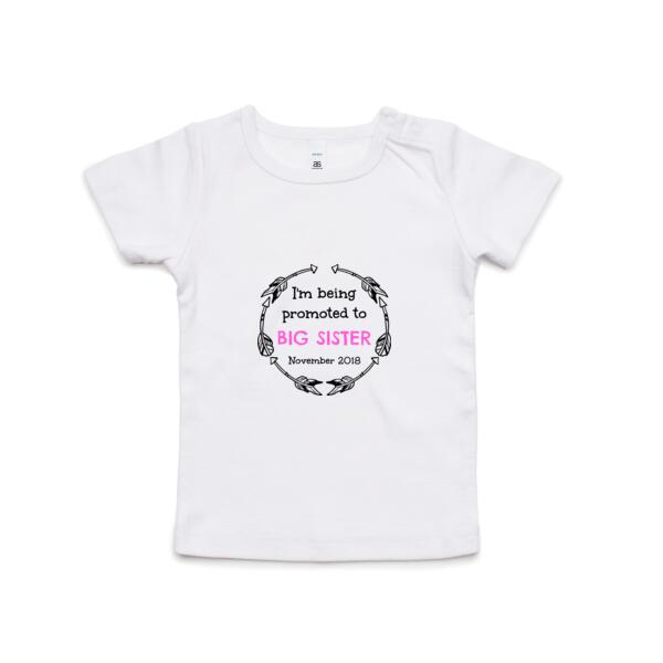I'm Being Promoted to Big Sister/Brother - Kids Wee Tee Thumbnail