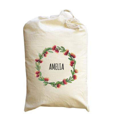 Pohutukawa  - Medium Calico Santa Sack Thumbnail