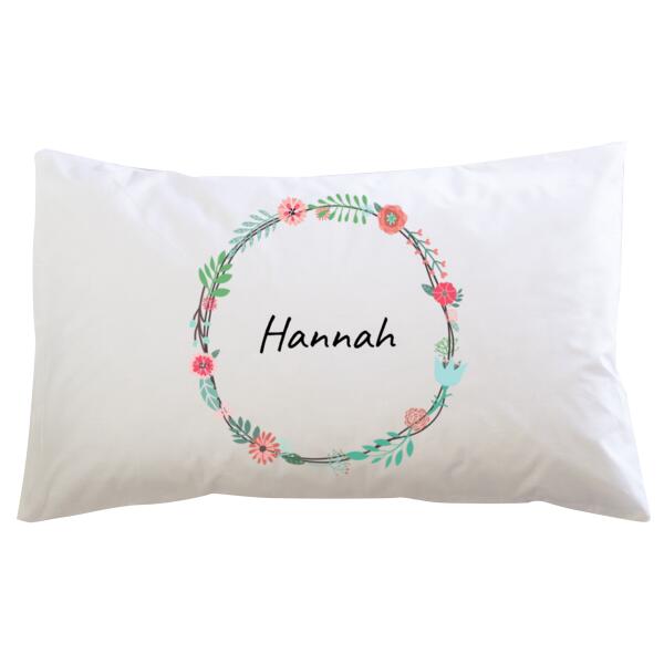 Floral Wreath - Pillowcase  Thumbnail