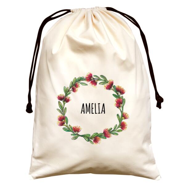 Pohutukawa  - Large Natural Canvas Santa Sack Thumbnail