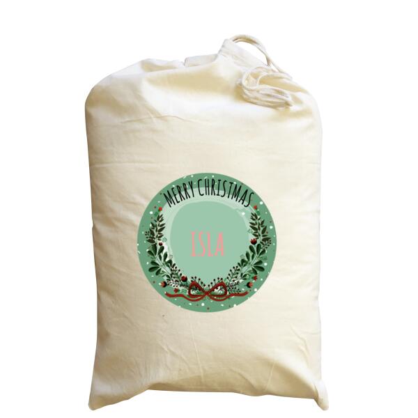 Vintage Floral - Medium Calico Santa Sack Thumbnail