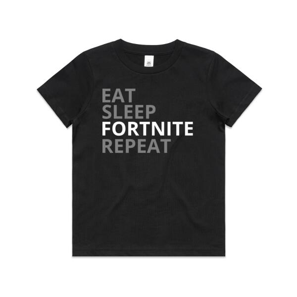 Eat Sleep Fortnite Repeat - Kids Youth T shirt Thumbnail