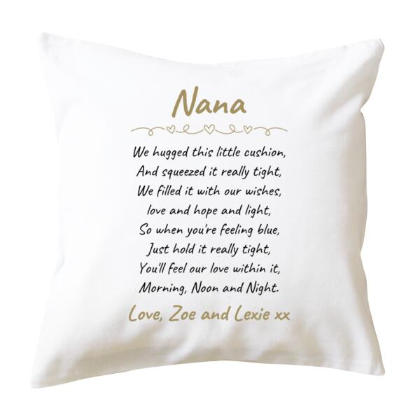 We hugged this little cushion - Cushion cover Thumbnail