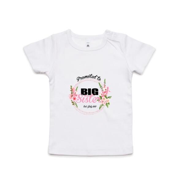Promoted to Big Sister - Kids Wee Tee Thumbnail