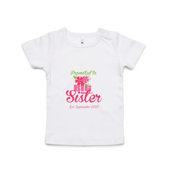 Promoted to Big Sister - Kids Wee Tee Thumbnail