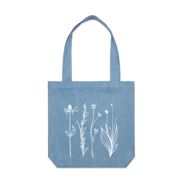 Nature - Denim Carrie Tote Thumbnail