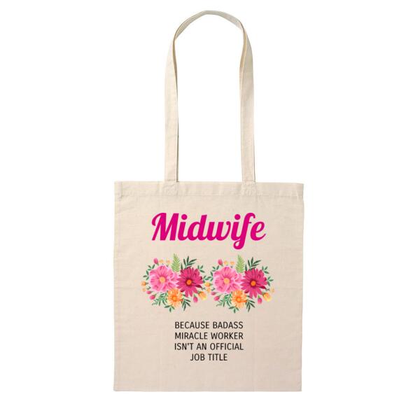 Midwife Job Title - Tote Bag Thumbnail