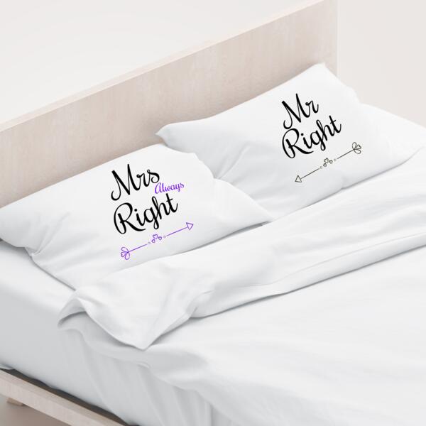 Mr Right - Pillowcase  Thumbnail