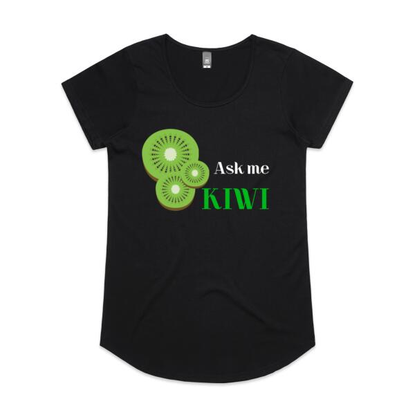 Ask Me About Kiwi - Womens Mali Tee Thumbnail