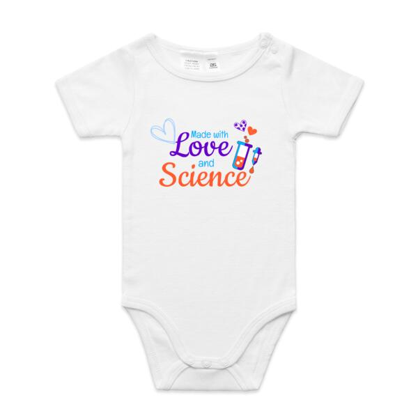 Made With Love And Science - Mini-Me One-Piece Thumbnail
