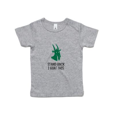 Stand Back I Goat This - Funny Custom Kids T Shirt - Kids Wee Tee Thumbnail