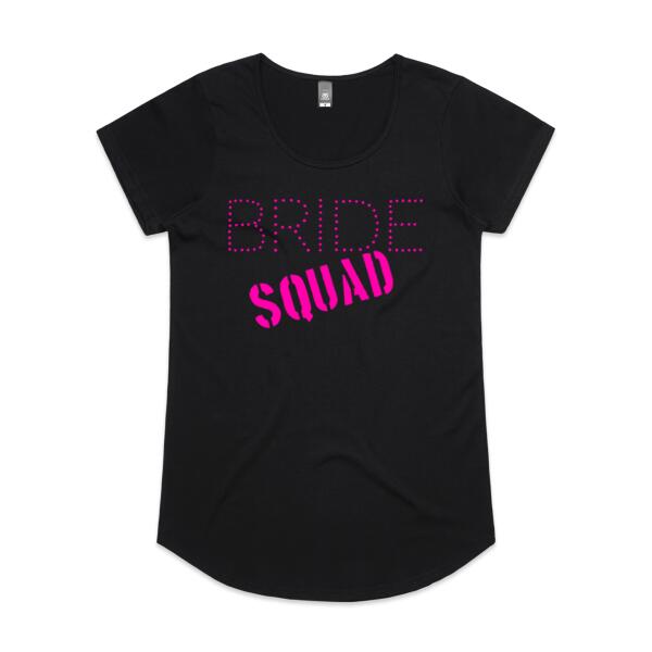 Bride Squad - Hens Night Custom T Shirt - Womens Mali Tee Thumbnail