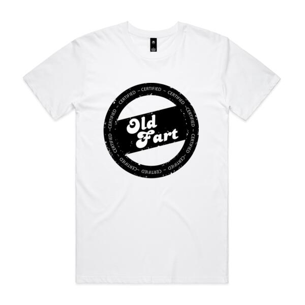 Certified Old Fart - Funny Retirement Custom T Shirt Thumbnail