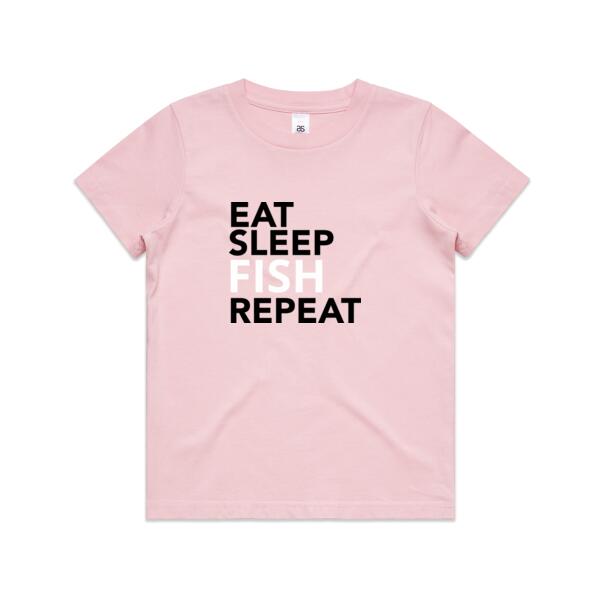 Eat Sleep Fish Repeat - Mens Staple T shirt Thumbnail