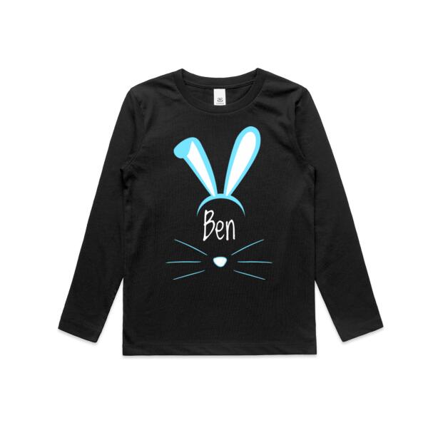 Kids Personalised Easter - Kids Longsleeve Tee Thumbnail