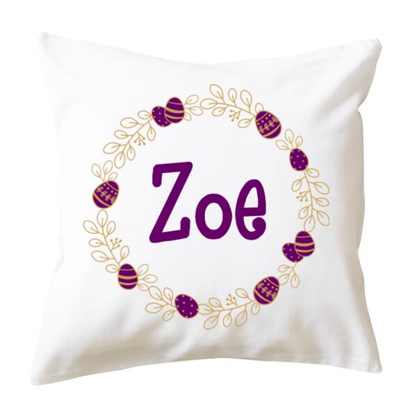 Personalised Custom Kids Easter Cushion - Cushion cover Thumbnail