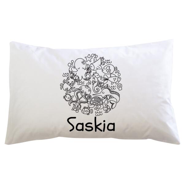 Ocean Colour Me In  - Pillowcase  Thumbnail