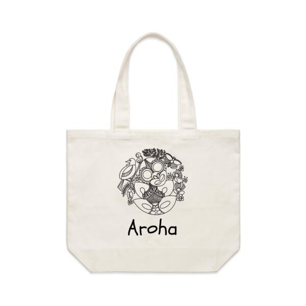 Kiwiana Colour Me In  - Shoulder Tote Thumbnail