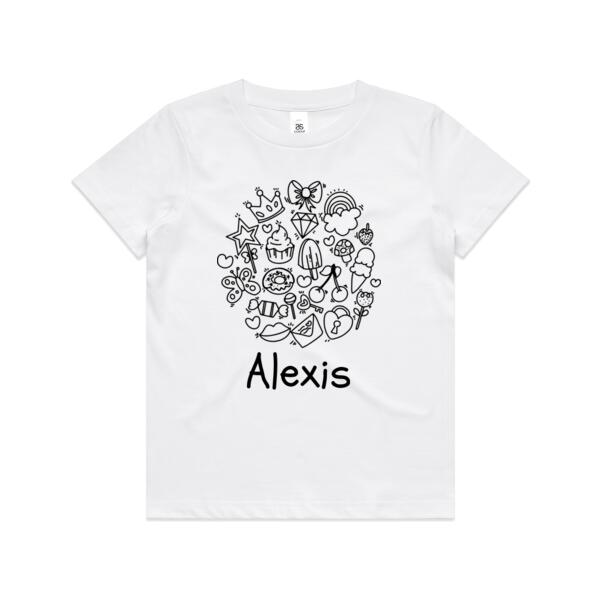 Colour Me In  - Kids Youth T shirt Thumbnail