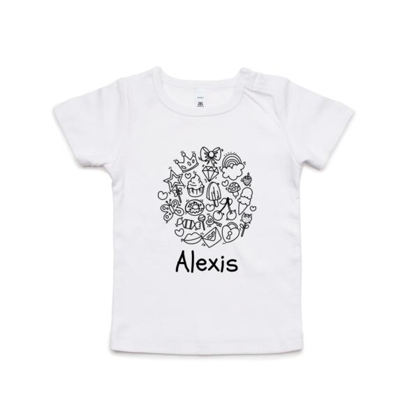 Colour Me In  - Kids Wee Tee Thumbnail