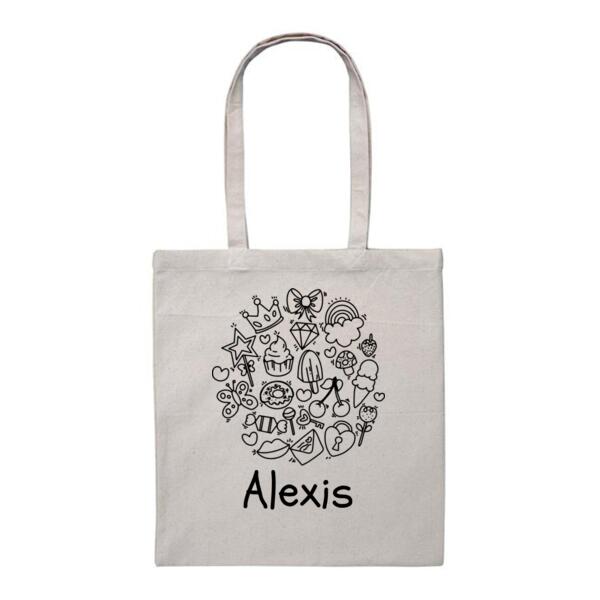 Colour Me In  - Heavy Duty Canvas Tote Bag Thumbnail