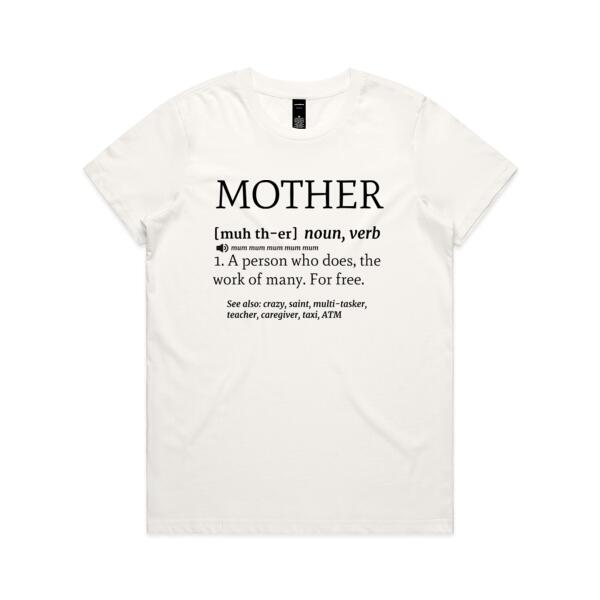 Dictionary Meaning - Womens Maple Tee Thumbnail