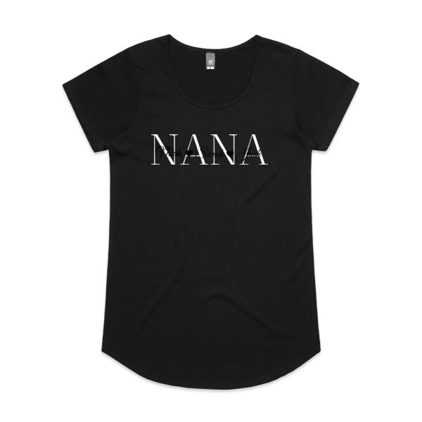 Nana - Personalised Grandchildren - Womens Mali Tee Thumbnail