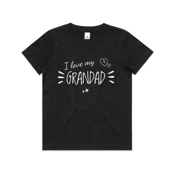 I Love My Grandad - Kids Youth T shirt Thumbnail