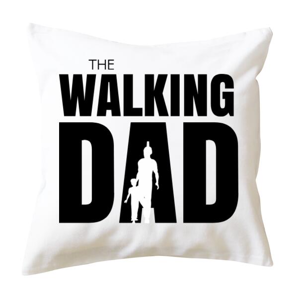 The Walking Dad - Mens Base Longsleeve Tee - Cushion cover Thumbnail