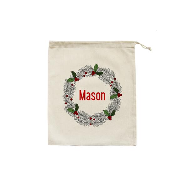 Vintage Wreath - Christmas Eve Bag Thumbnail