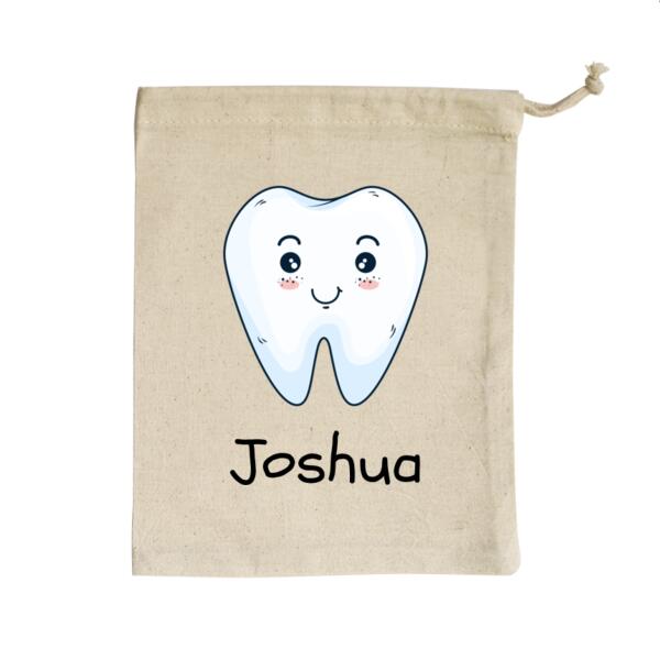 Simple Tooth - Small Calico Bag Thumbnail