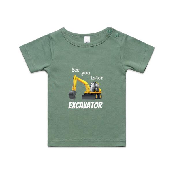 See you later Excavator - Kids Wee Tee Thumbnail