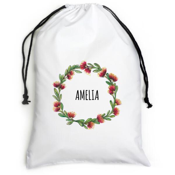 Pohutukawa  - Large White Canvas Santa Sack Thumbnail