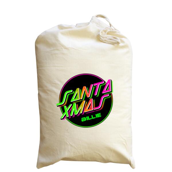 Neon - Medium Calico Santa Sack Thumbnail