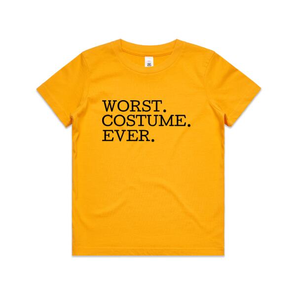 Worst costume ever - Kids Youth T shirt Thumbnail