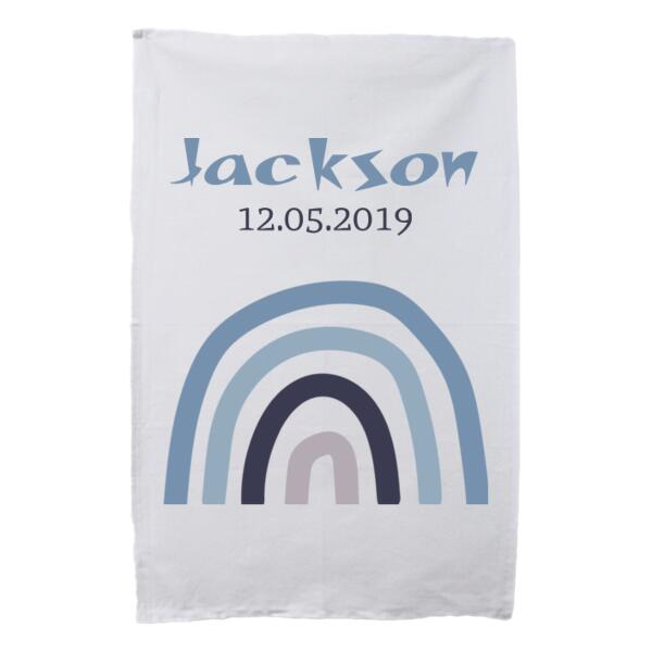 Name and date Wall Art - Tea Towel Thumbnail